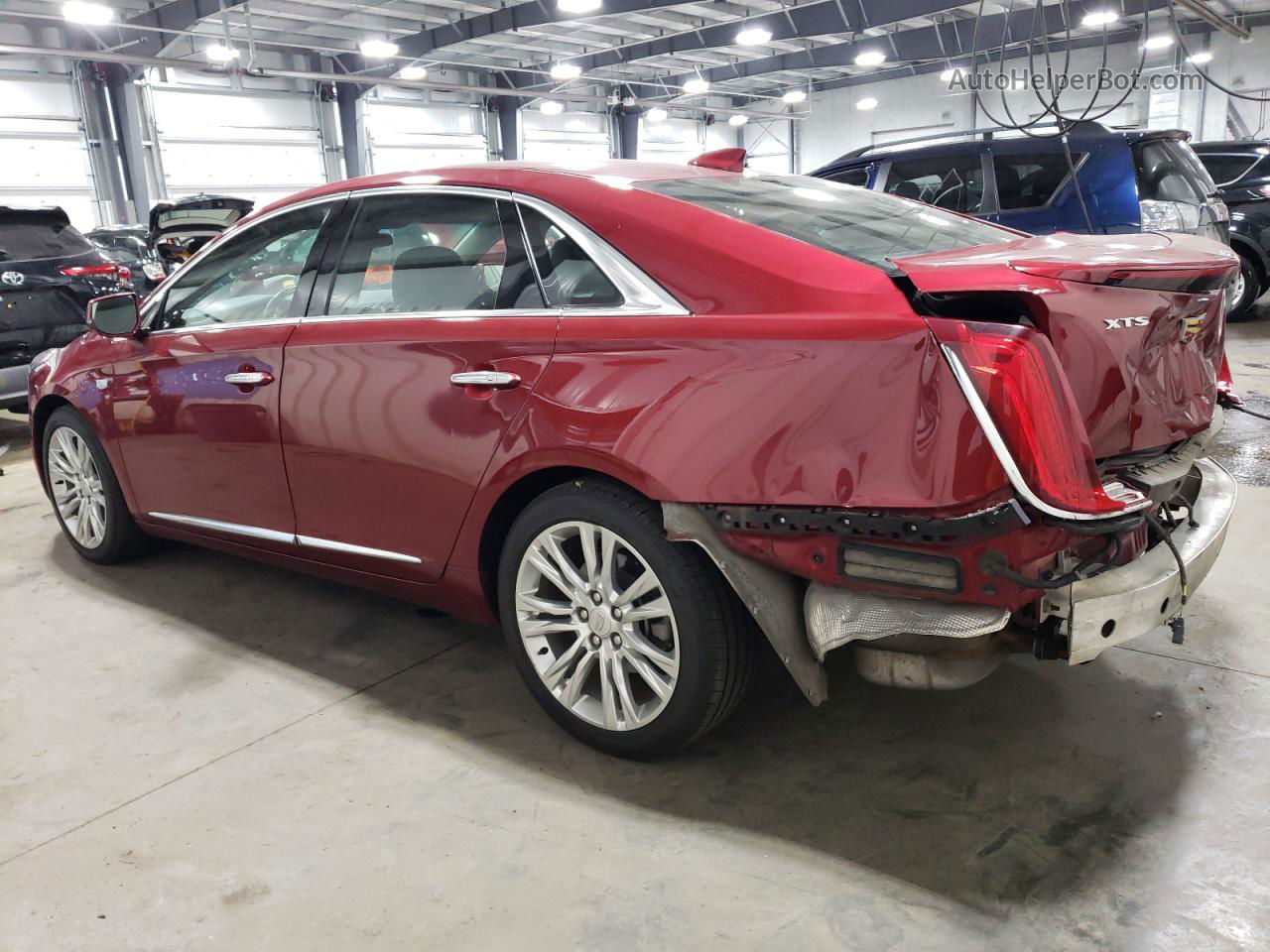 2019 Cadillac Xts Luxury Burgundy vin: 2G61M5S32K9134257