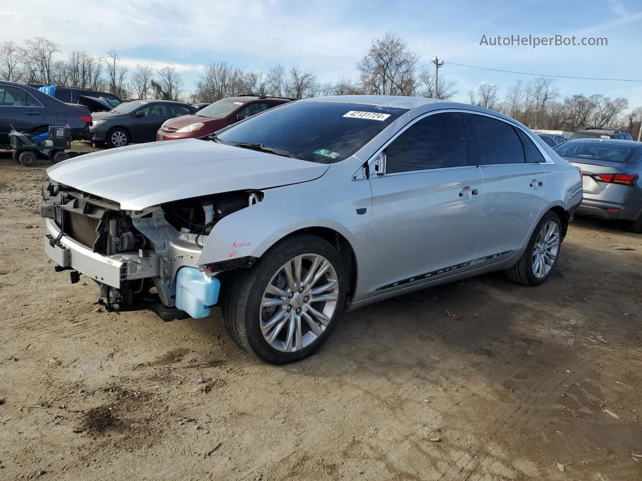 2019 Cadillac Xts Luxury Silver vin: 2G61M5S32K9151818