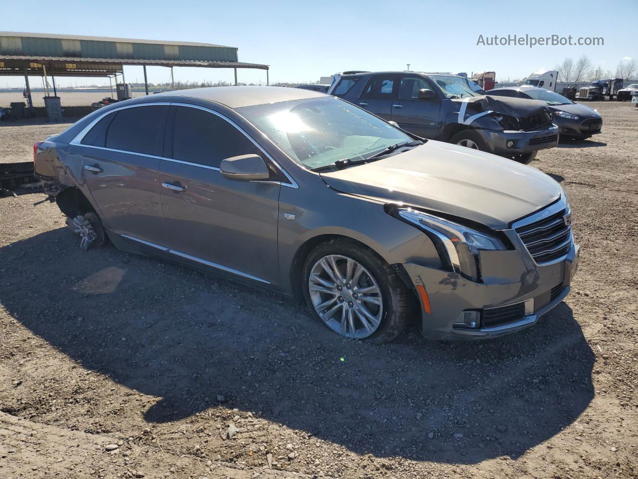 2019 Cadillac Xts Luxury Silver vin: 2G61M5S33K9120934