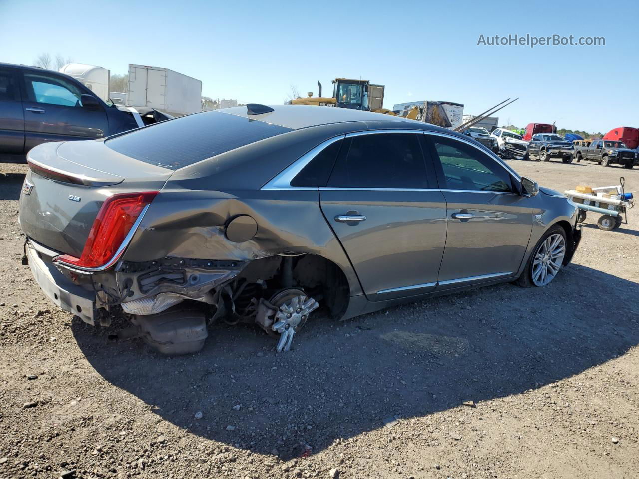 2019 Cadillac Xts Luxury Silver vin: 2G61M5S33K9120934