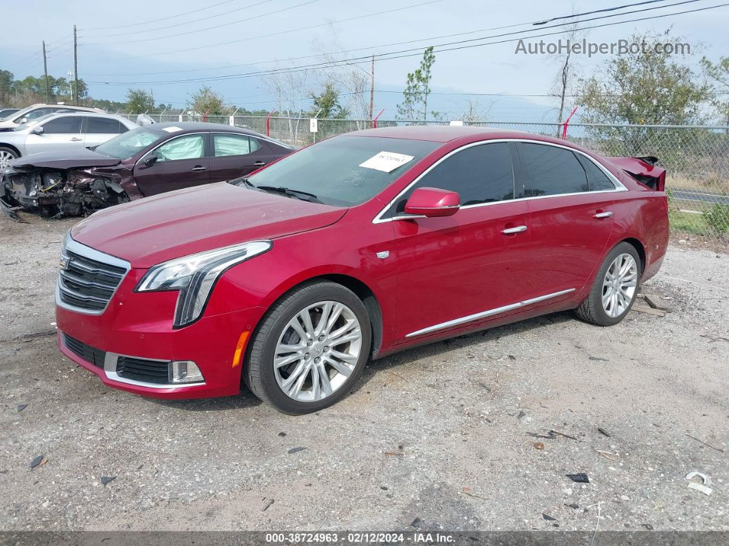 2019 Cadillac Xts Luxury Burgundy vin: 2G61M5S33K9126281