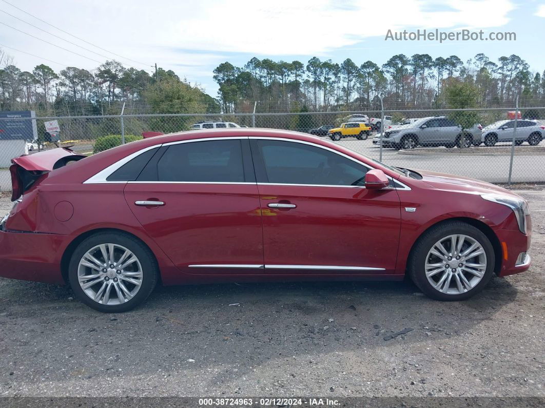 2019 Cadillac Xts Luxury Burgundy vin: 2G61M5S33K9126281