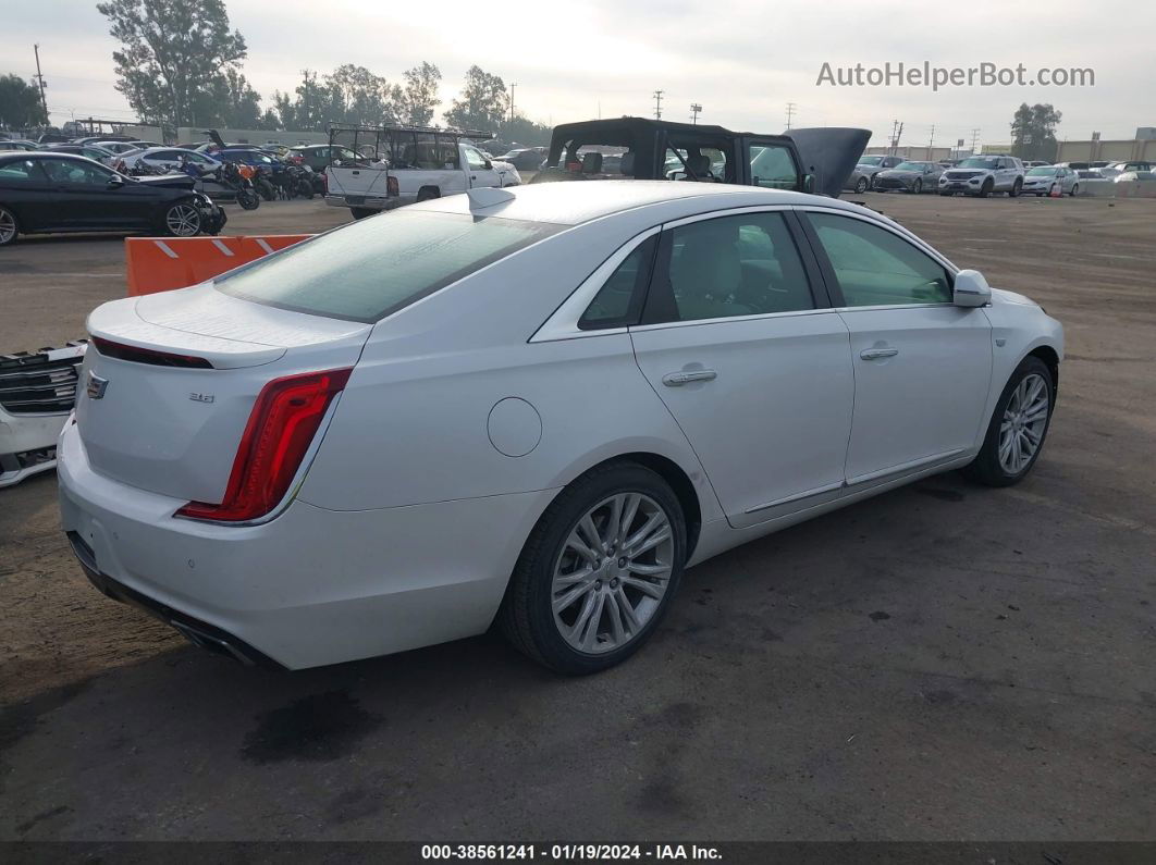 2019 Cadillac Xts Luxury White vin: 2G61M5S33K9129407