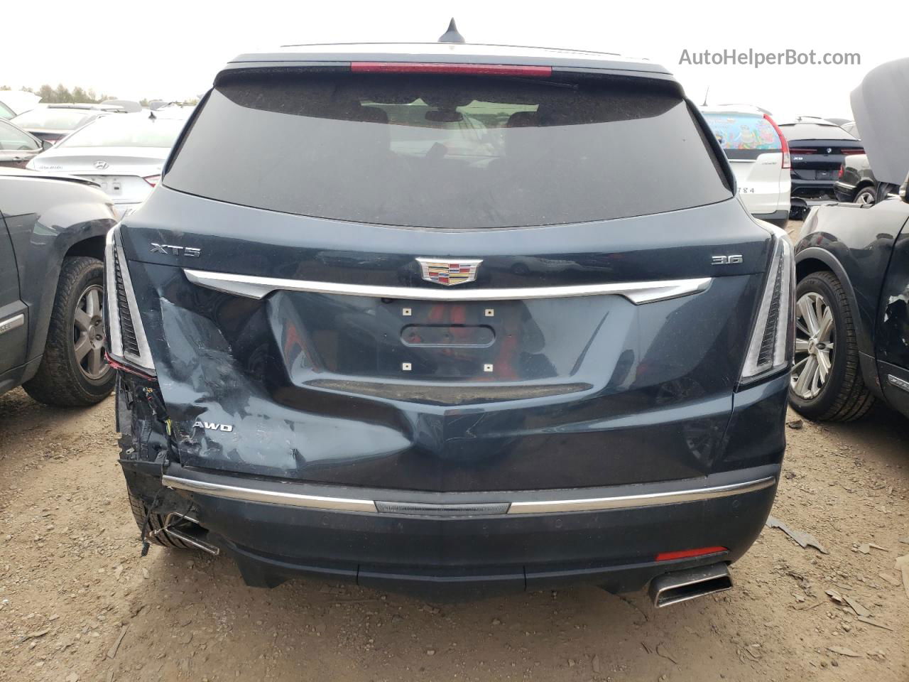 2019 Cadillac Xt5 Luxury Blue vin: 1GYKNDRS9KZ279477