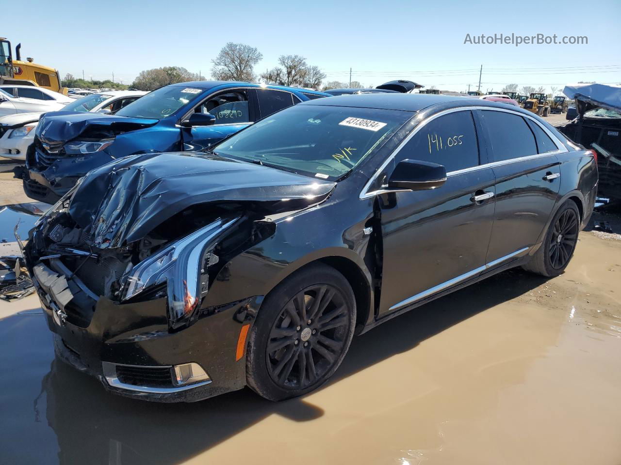 2019 Cadillac Xts Luxury Black vin: 2G61M5S35K9132213