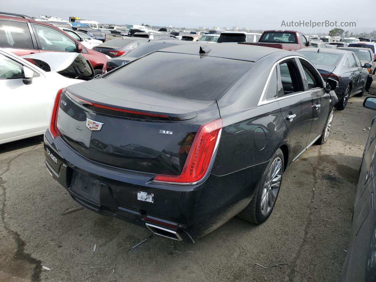 2019 Cadillac Xts Luxury Black vin: 2G61M5S35K9144913