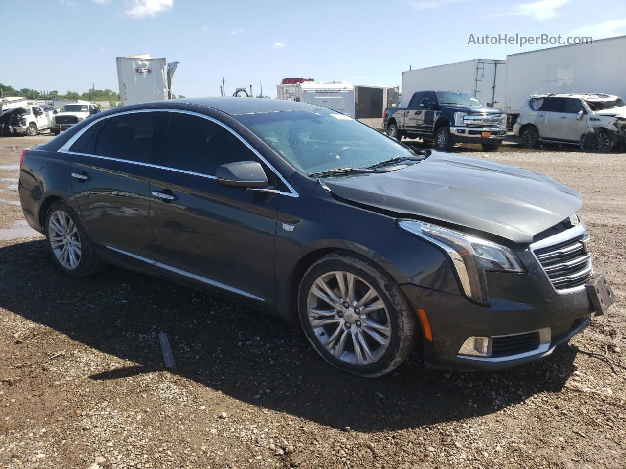 2019 Cadillac Xts Luxury Серый vin: 2G61M5S35K9152168