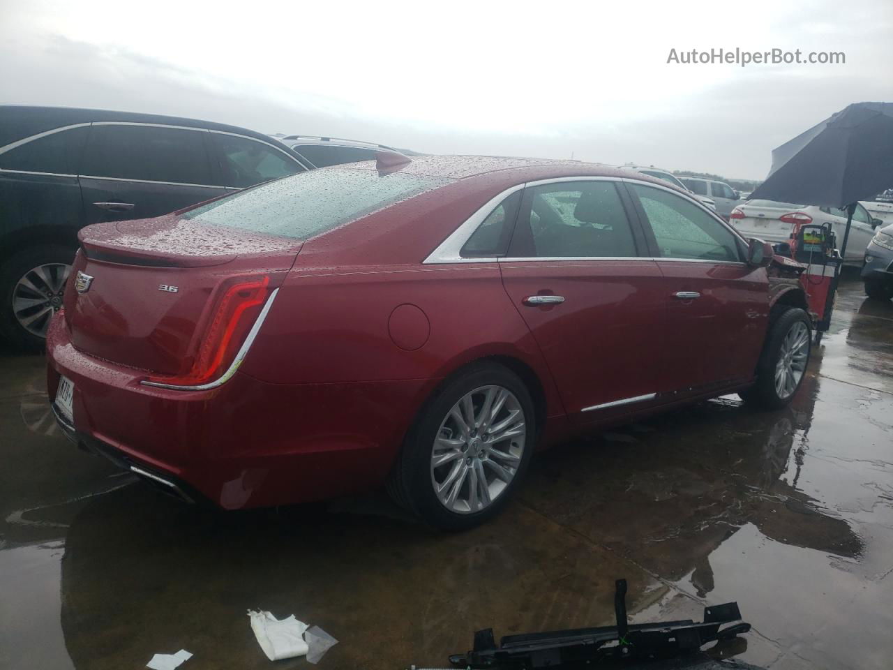 2019 Cadillac Xts Luxury Red vin: 2G61M5S36K9119339