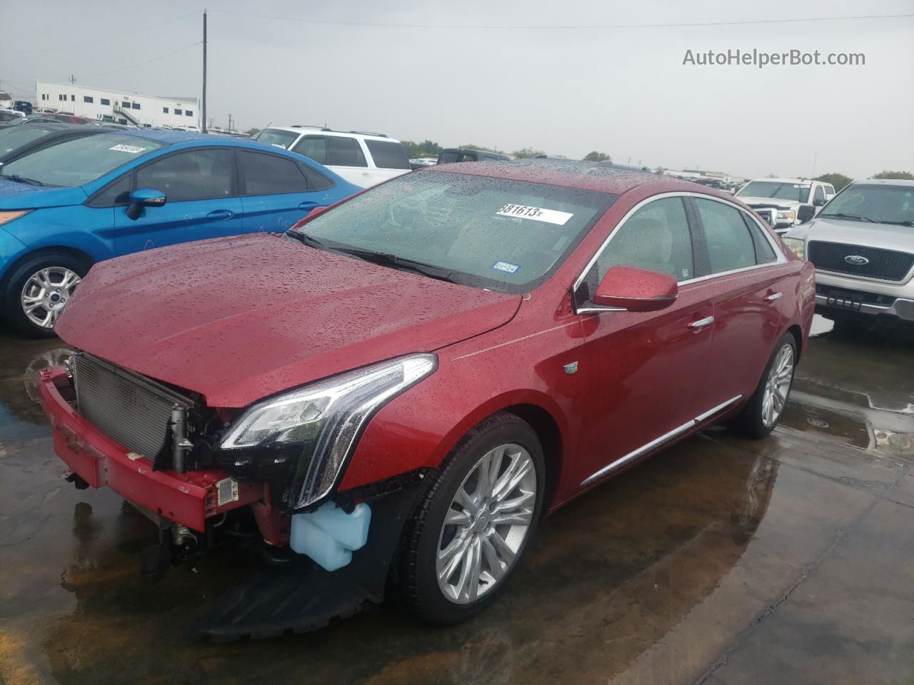 2019 Cadillac Xts Luxury Red vin: 2G61M5S36K9119339