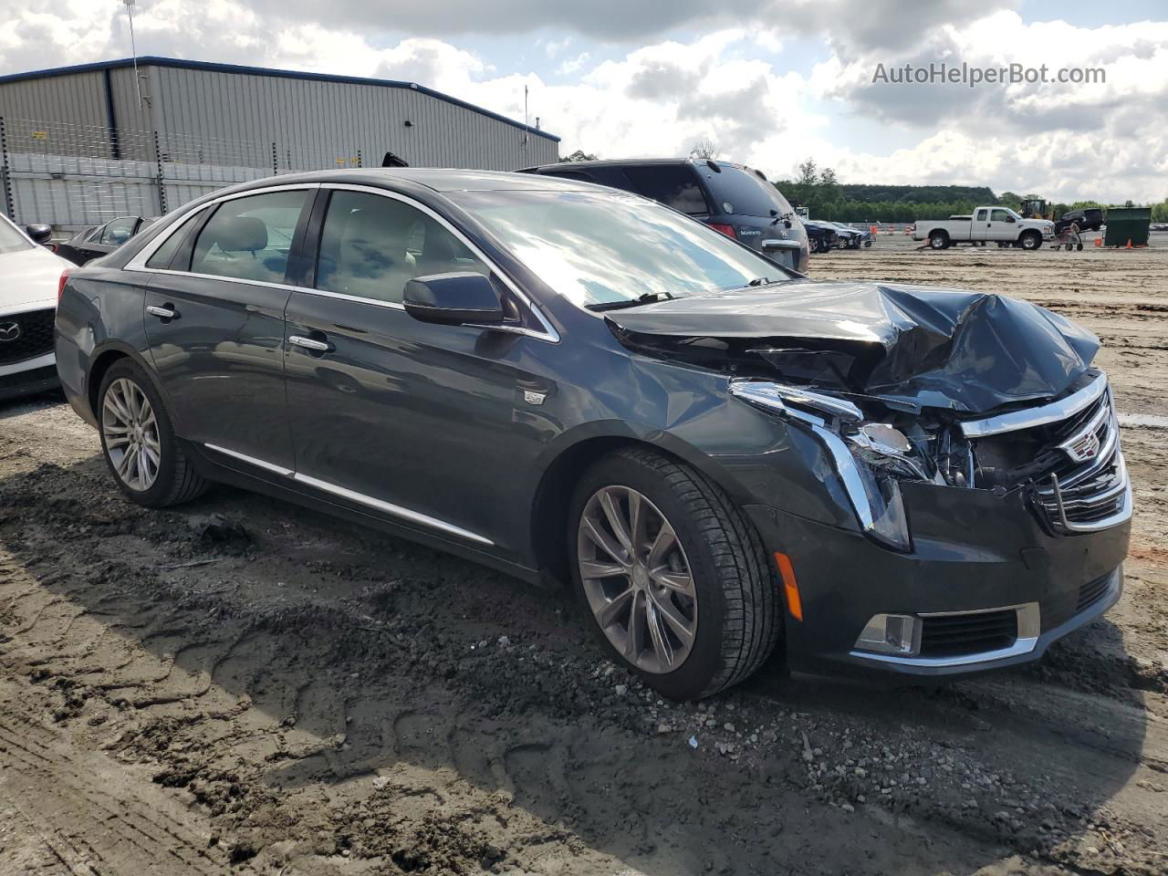 2019 Cadillac Xts Luxury Gray vin: 2G61M5S37K9104476