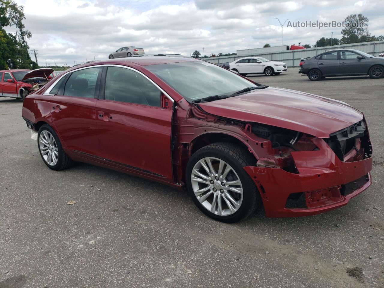 2019 Cadillac Xts Luxury Red vin: 2G61M5S37K9116417