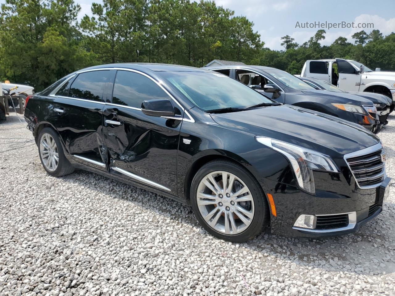 2019 Cadillac Xts Luxury Черный vin: 2G61M5S37K9118183