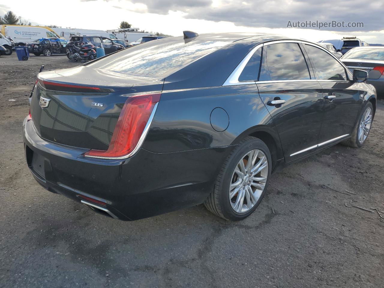 2019 Cadillac Xts Luxury Black vin: 2G61M5S38K9116281