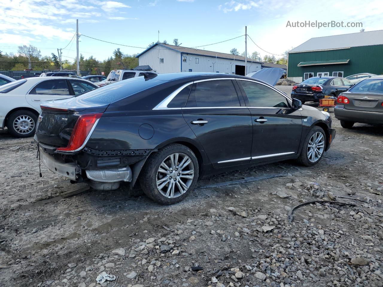 2019 Cadillac Xts Luxury Black vin: 2G61M5S38K9125661