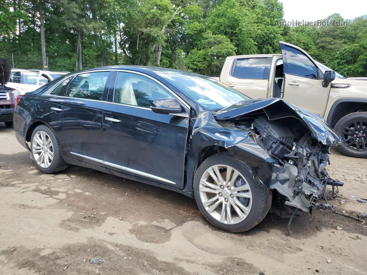 2019 Cadillac Xts Luxury Black vin: 2G61M5S38K9137650