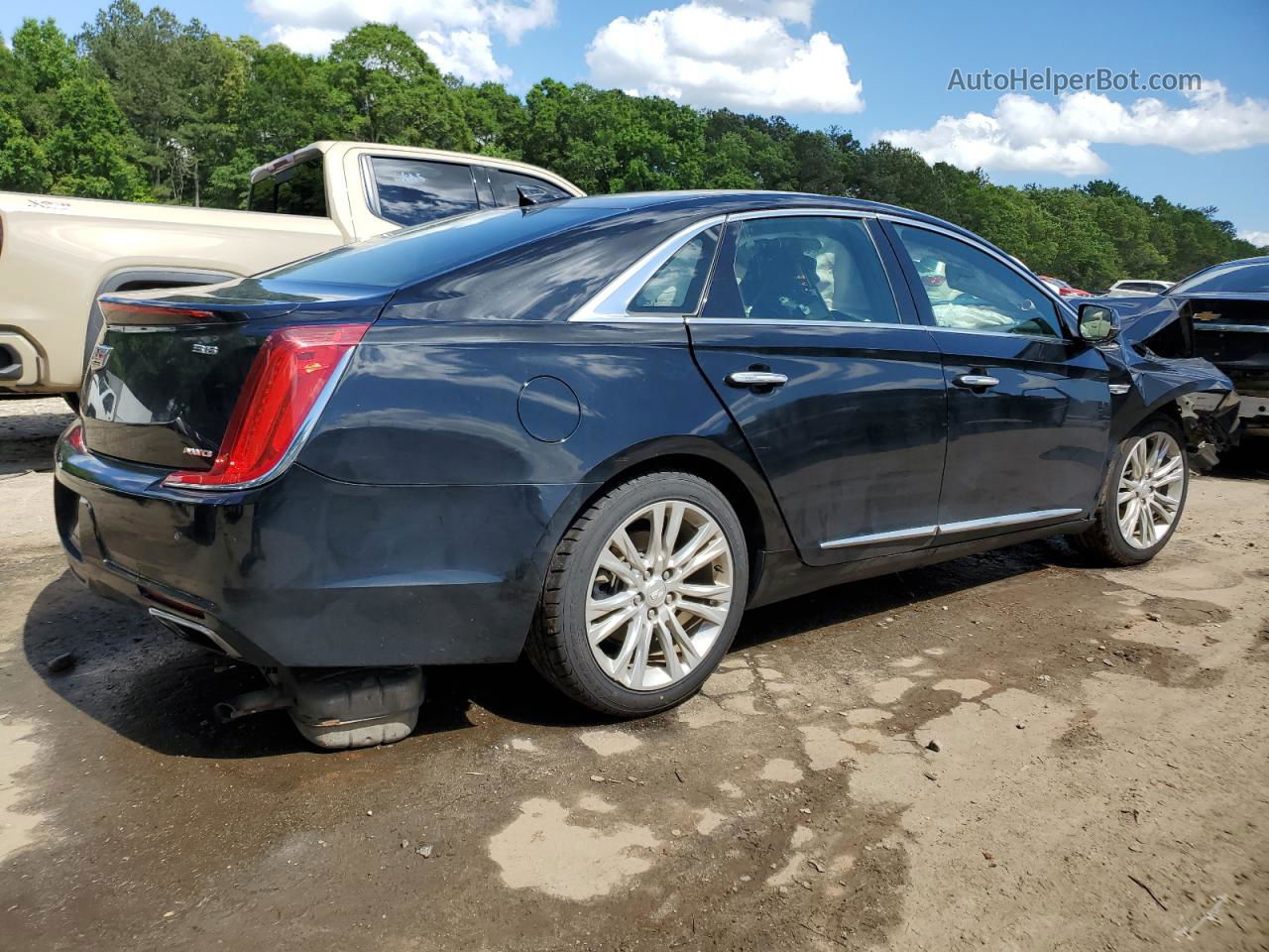 2019 Cadillac Xts Luxury Black vin: 2G61M5S38K9137650