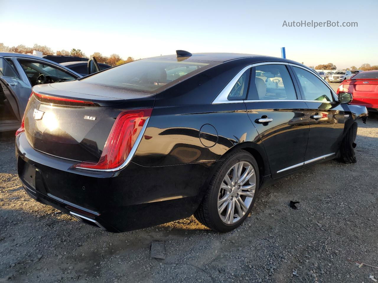 2019 Cadillac Xts Luxury Black vin: 2G61M5S39K9118363