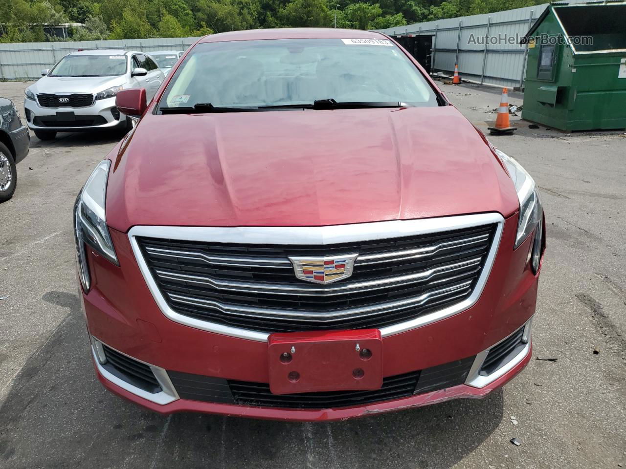 2019 Cadillac Xts Luxury Red vin: 2G61M5S39K9123028