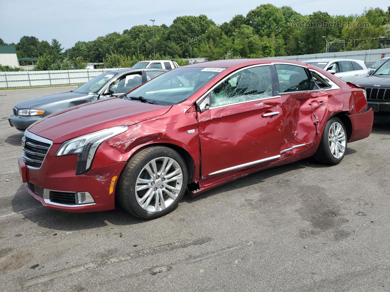 2019 Cadillac Xts Luxury Red vin: 2G61M5S39K9123028