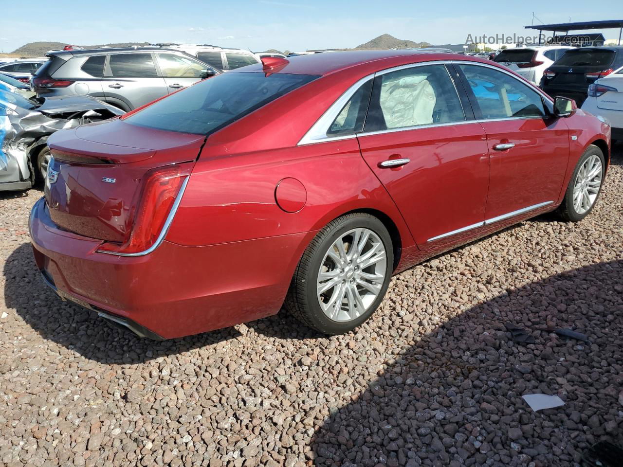 2019 Cadillac Xts Luxury Red vin: 2G61M5S3XK9119408