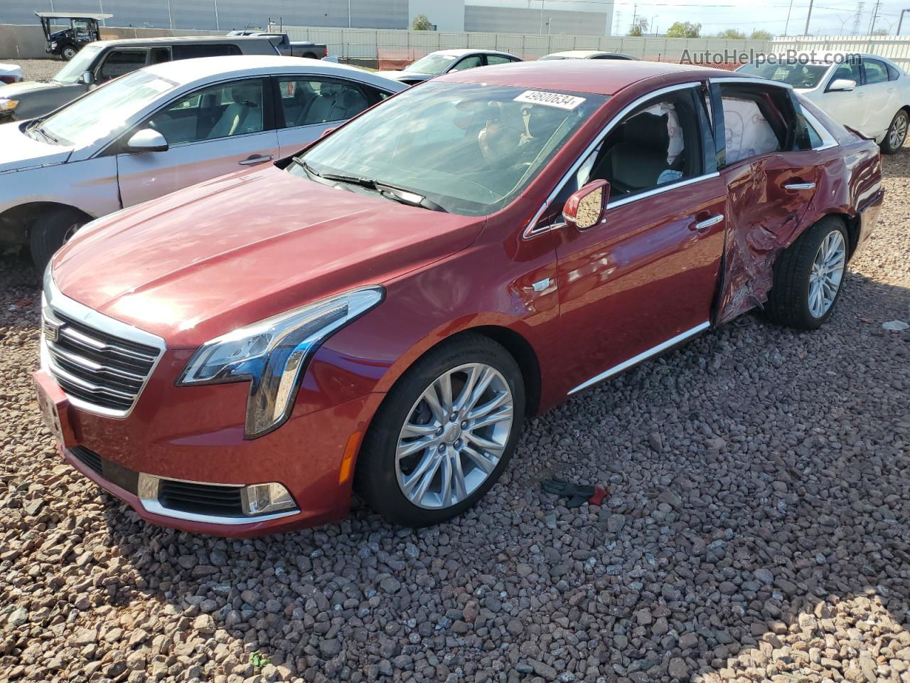 2019 Cadillac Xts Luxury Red vin: 2G61M5S3XK9119408