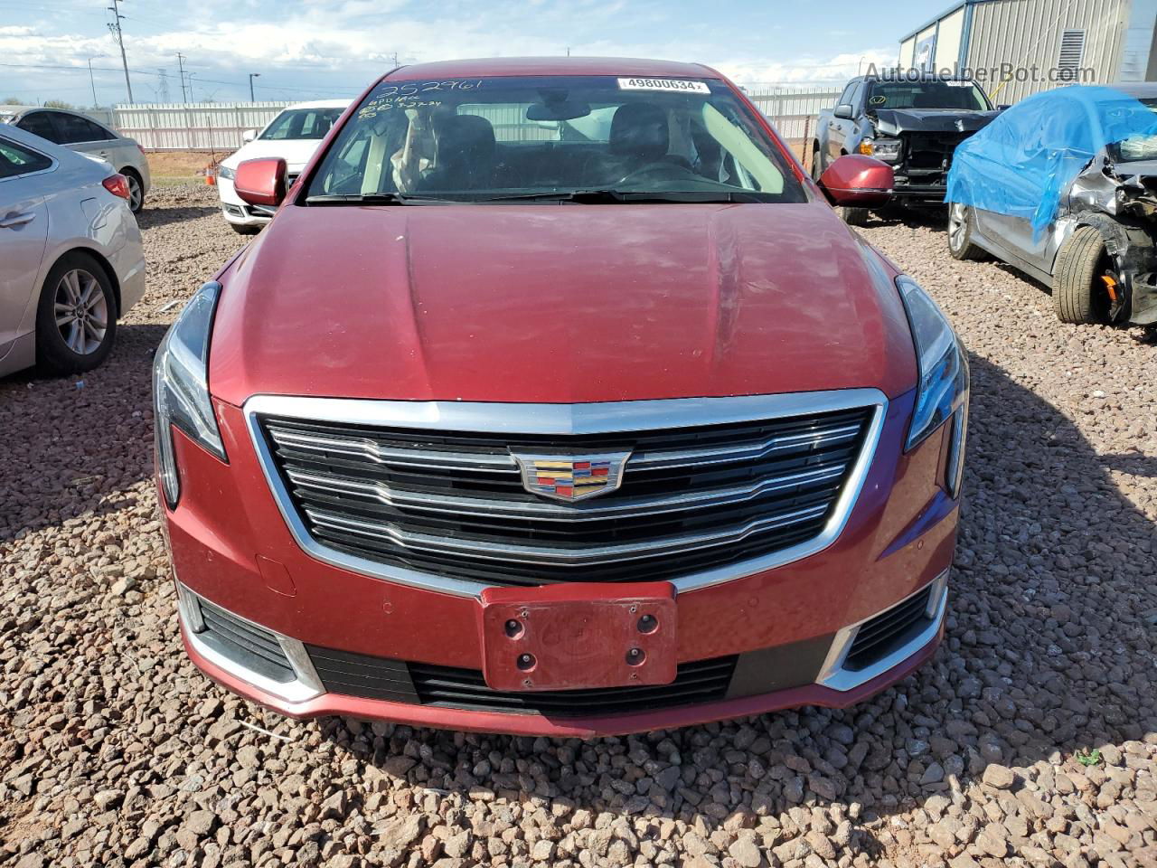 2019 Cadillac Xts Luxury Red vin: 2G61M5S3XK9119408