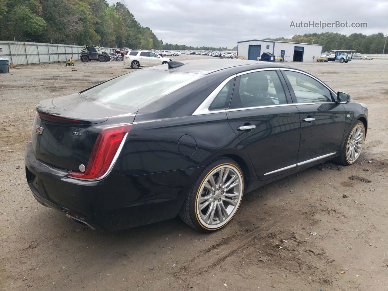 2019 Cadillac Xts Luxury Черный vin: 2G61M5S3XK9133339