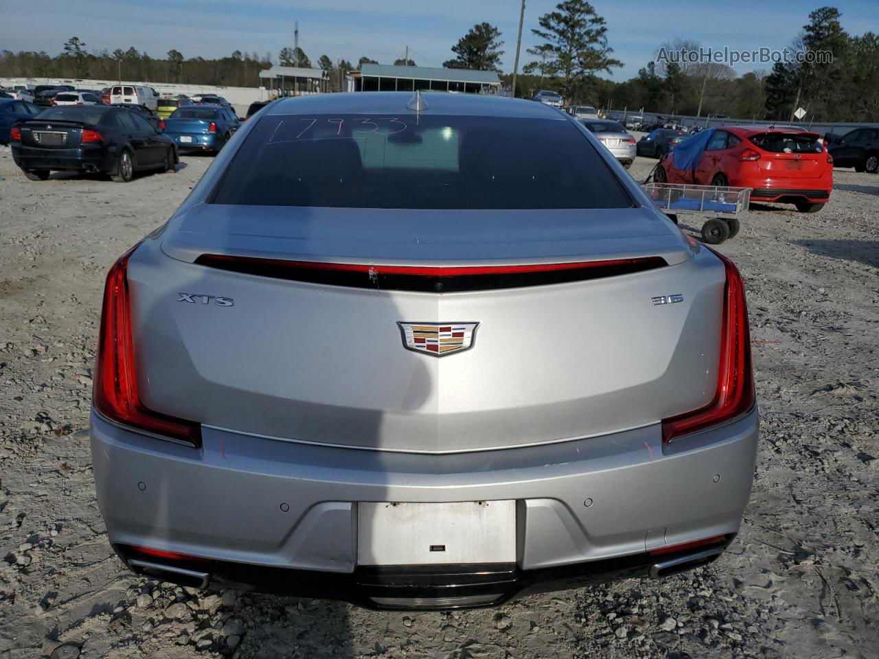 2019 Cadillac Xts Luxury Серебряный vin: 2G61M5S3XK9152876