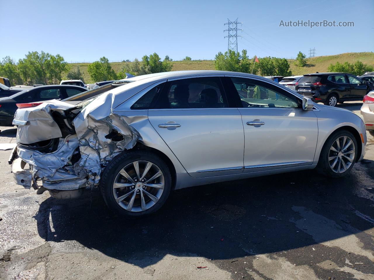 2013 Cadillac Xts  Silver vin: 2G61N5S33D9114308