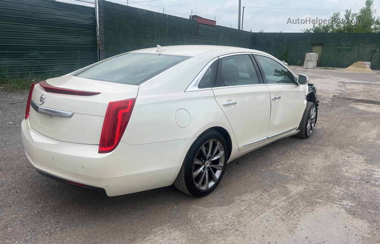 2013 Cadillac Xts White vin: 2G61N5S33D9114700