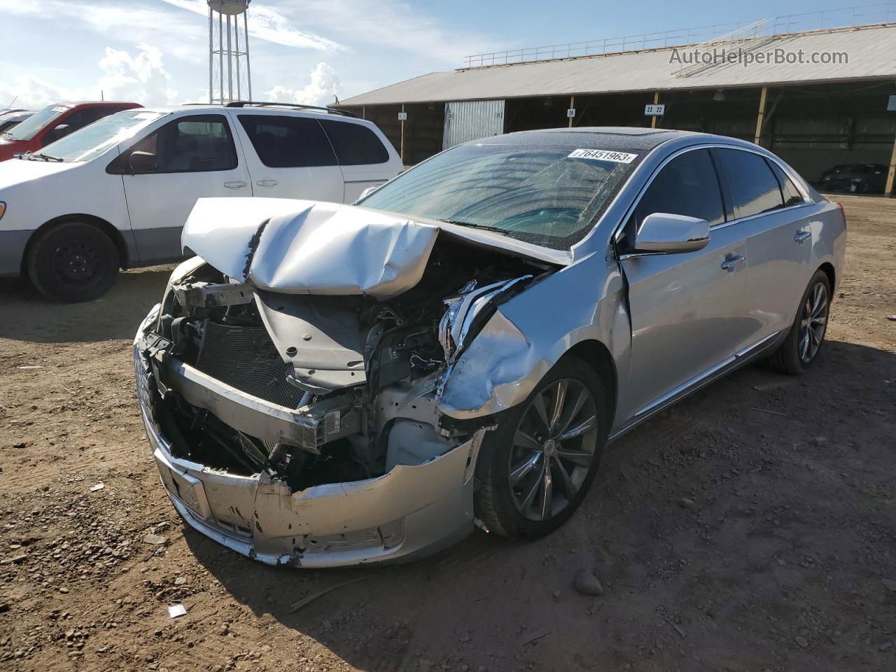 2013 Cadillac Xts  Silver vin: 2G61N5S33D9131416