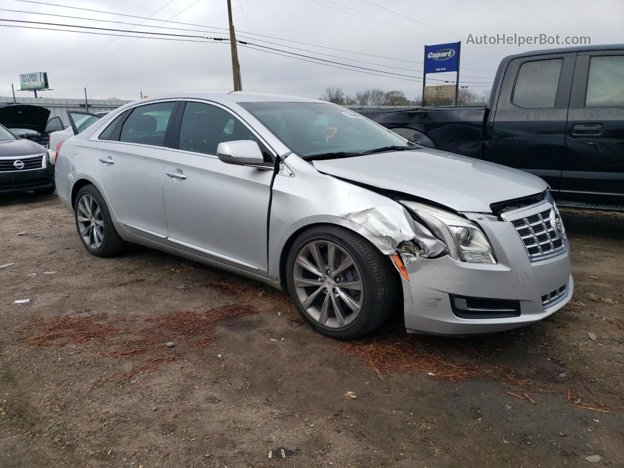 2013 Cadillac Xts  Silver vin: 2G61N5S37D9182983