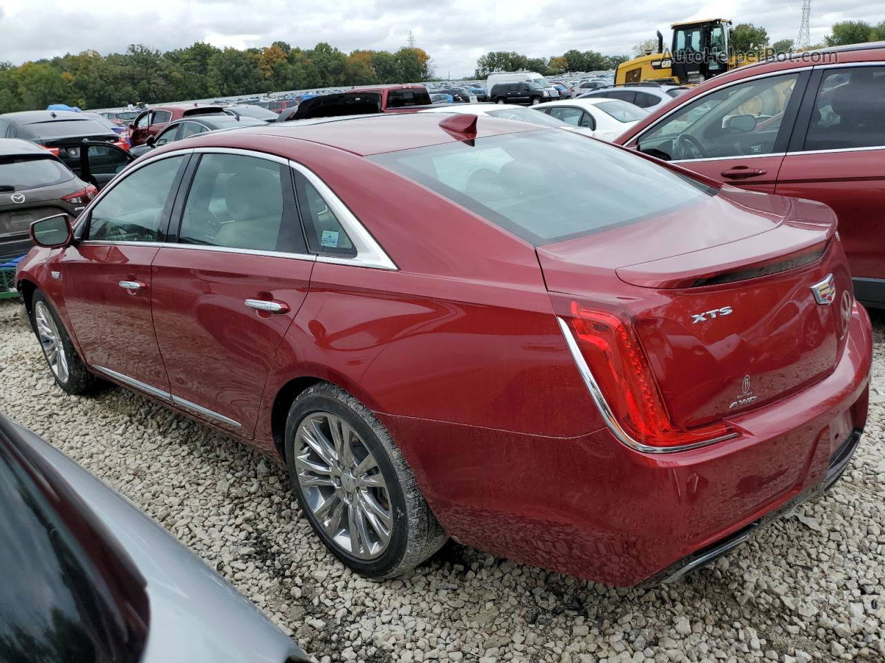 2019 Cadillac Xts Luxury Red vin: 2G61N5S37K9118486