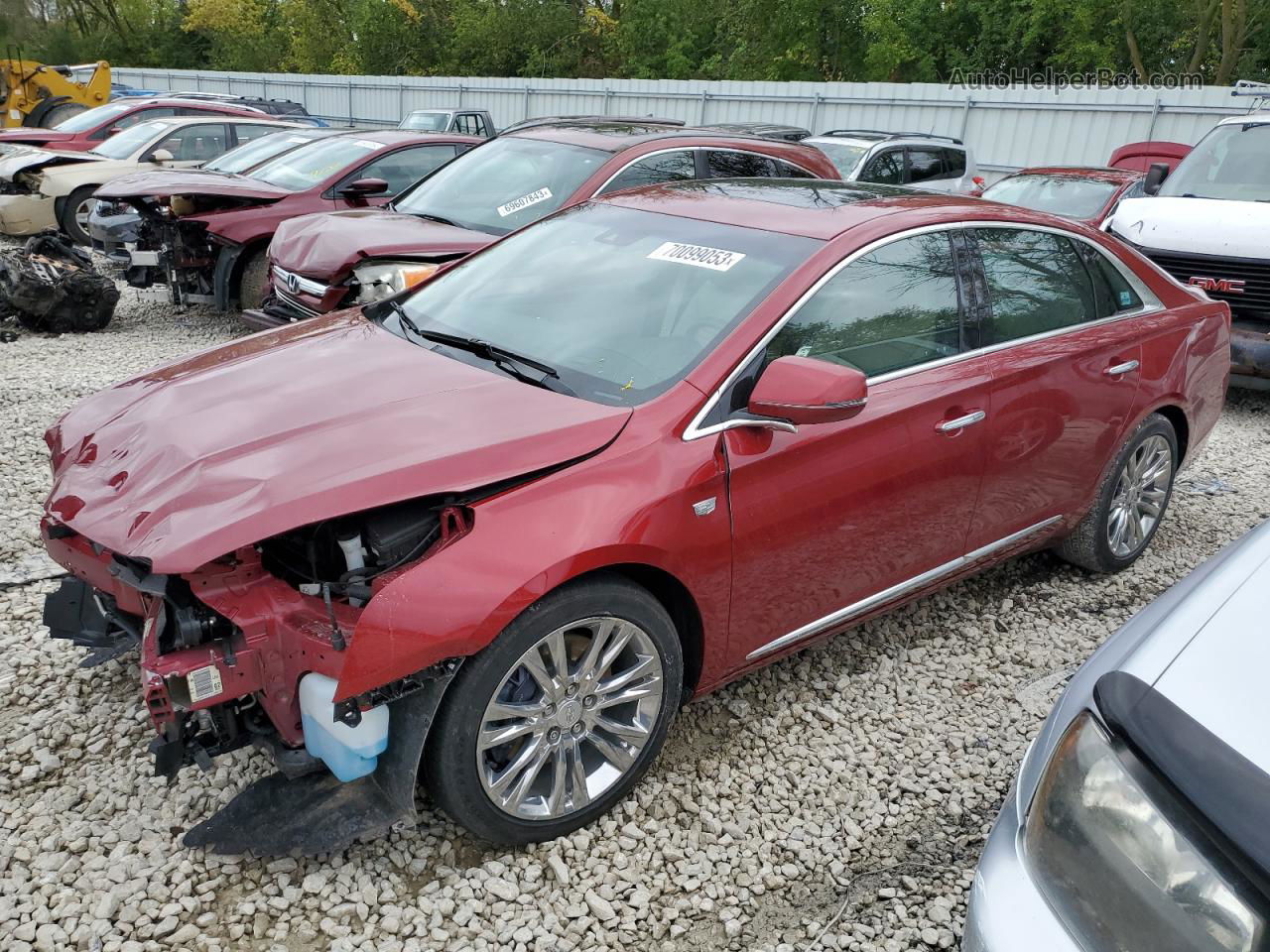 2019 Cadillac Xts Luxury Red vin: 2G61N5S37K9118486