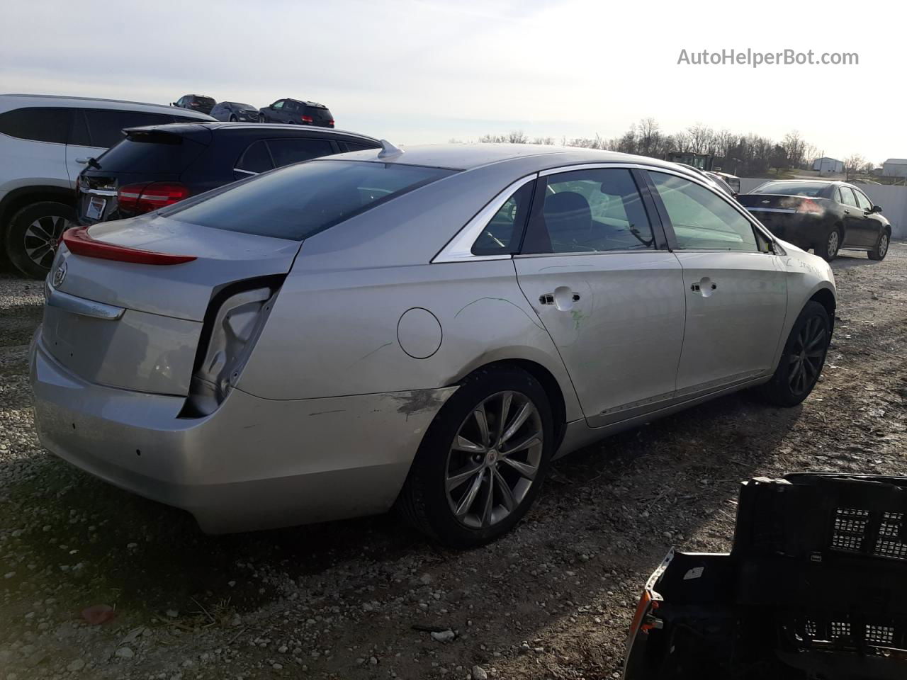 2013 Cadillac Xts  Silver vin: 2G61N5S38D9121268