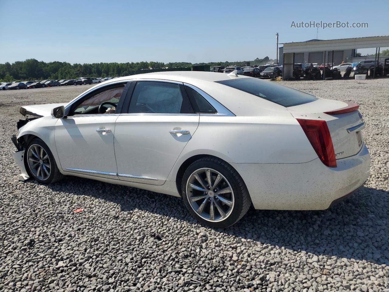 2013 Cadillac Xts  White vin: 2G61N5S38D9187691