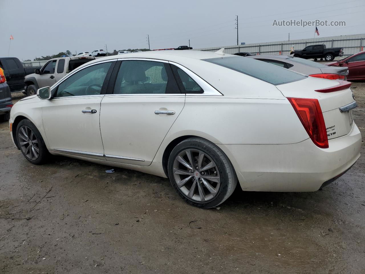 2013 Cadillac Xts  White vin: 2G61N5S39D9114829