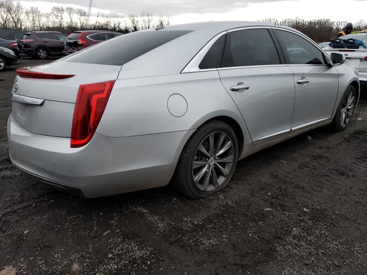 2013 Cadillac Xts  Silver vin: 2G61N5S39D9140587