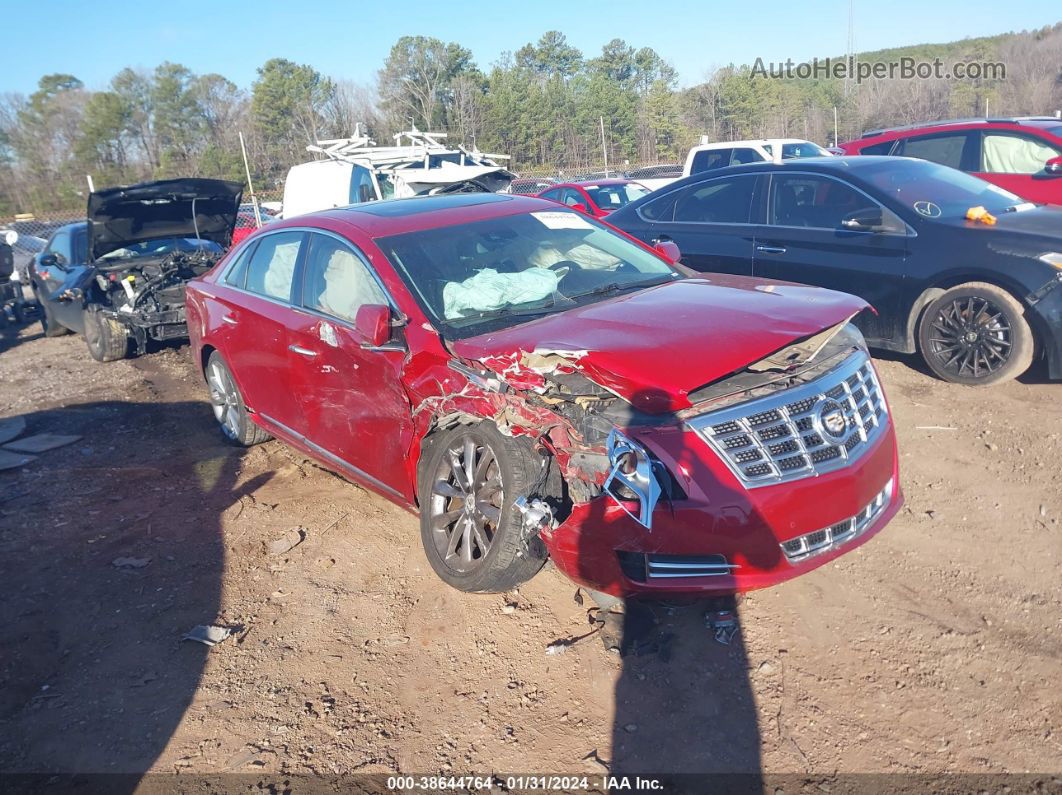 2013 Cadillac Xts Luxury Red vin: 2G61P5S30D9236229