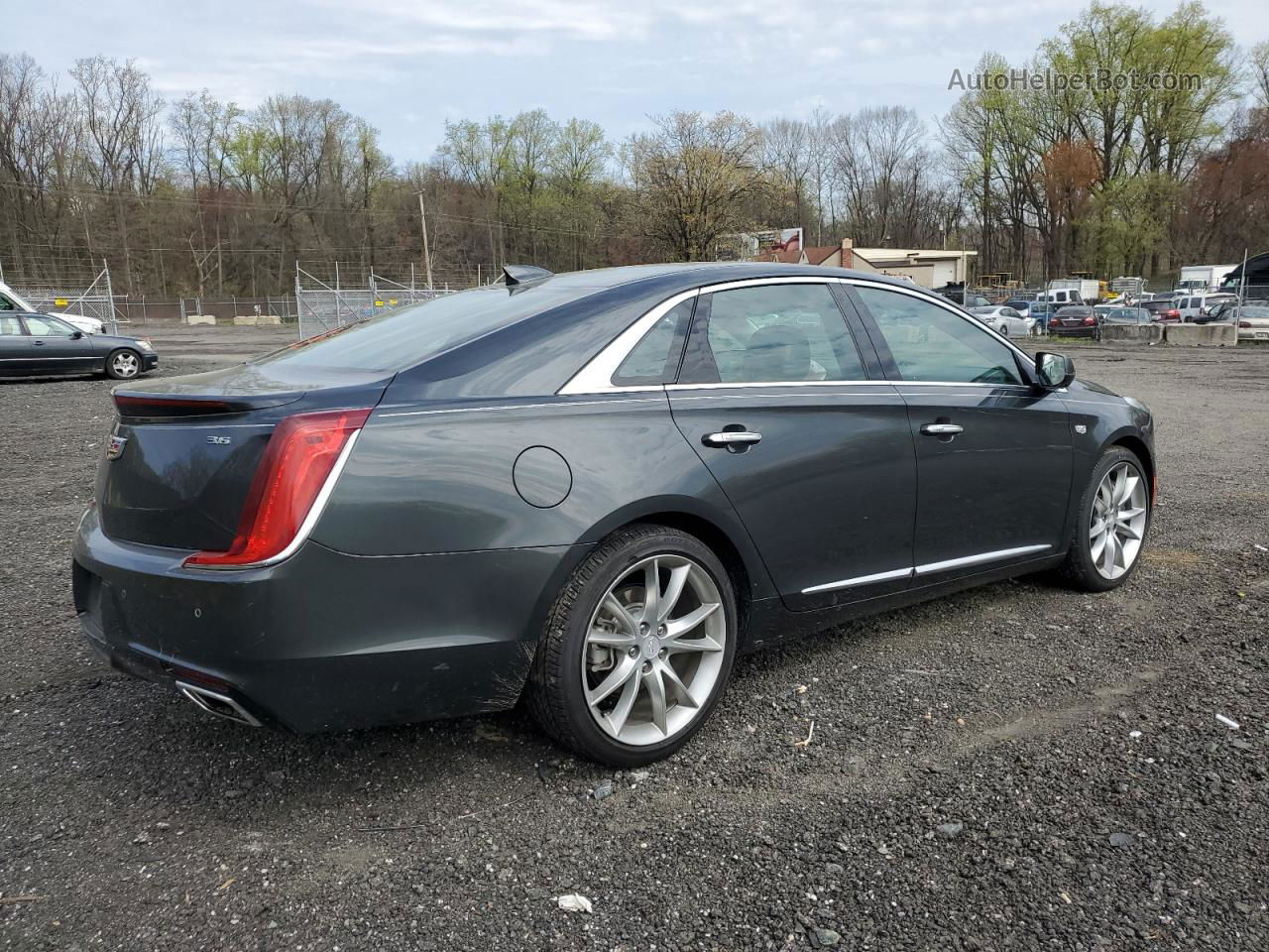 2019 Cadillac Xts Premium Luxury Gray vin: 2G61P5S30K9120252