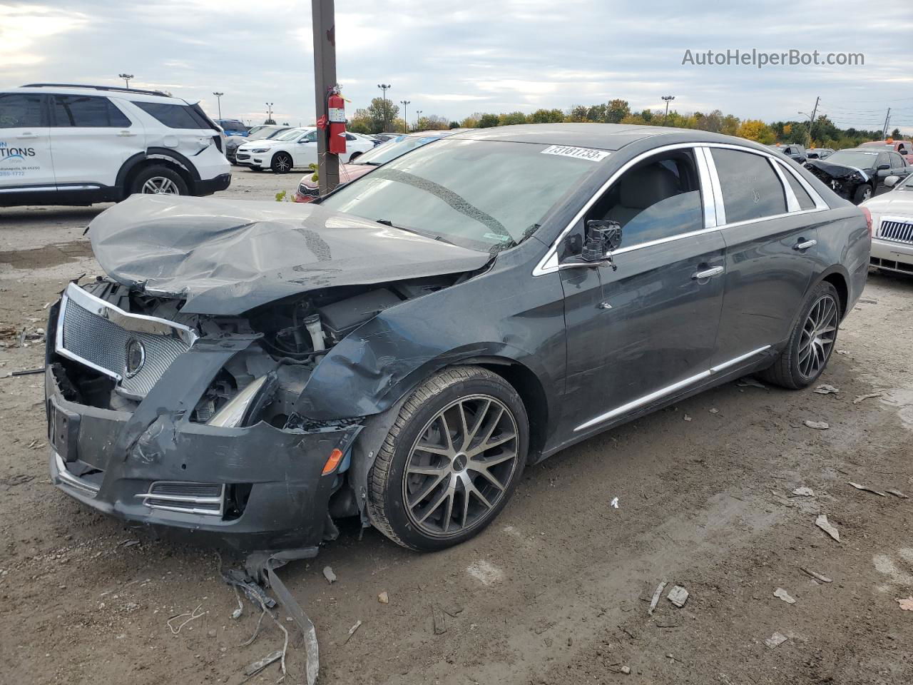 2013 Cadillac Xts Luxury Collection Black vin: 2G61P5S31D9118125