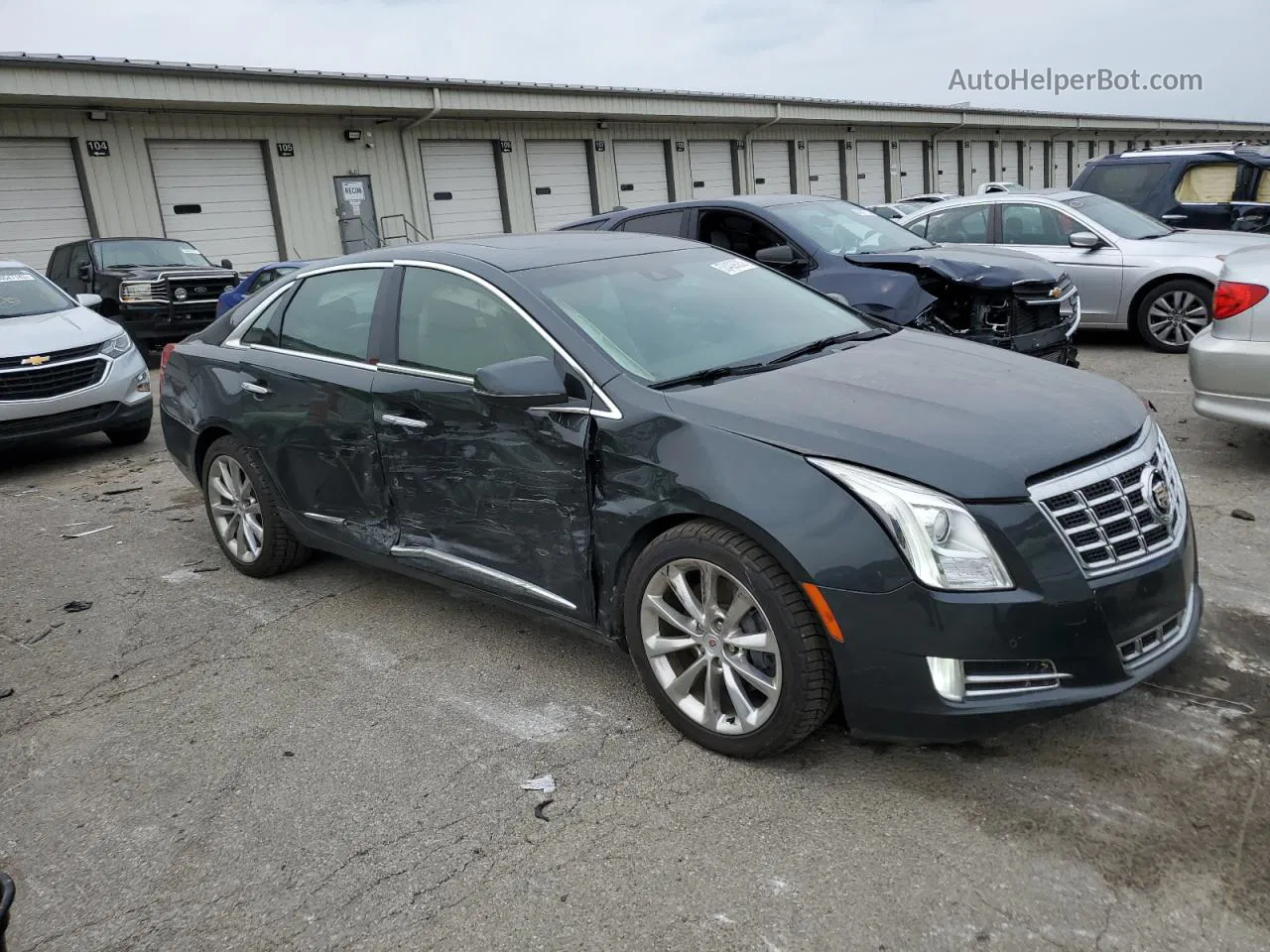 2013 Cadillac Xts Luxury Collection Серый vin: 2G61P5S31D9164330