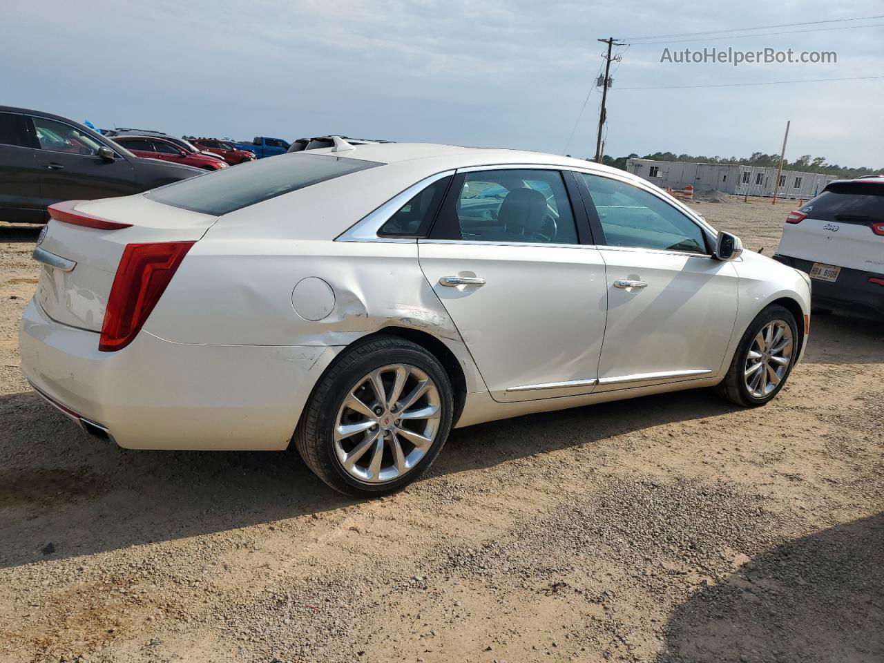 2013 Cadillac Xts Luxury Collection White vin: 2G61P5S31D9166997