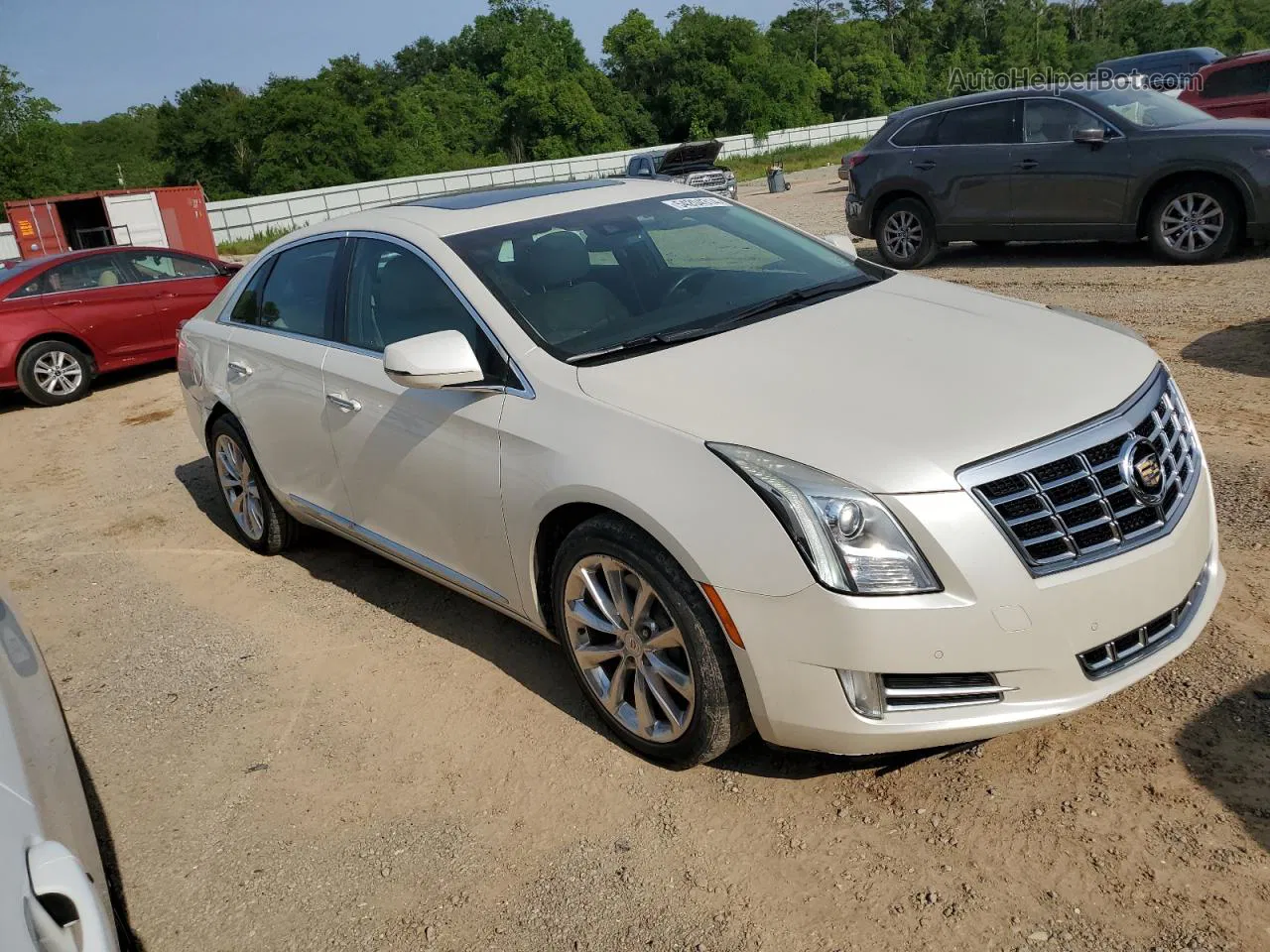 2013 Cadillac Xts Luxury Collection White vin: 2G61P5S31D9166997