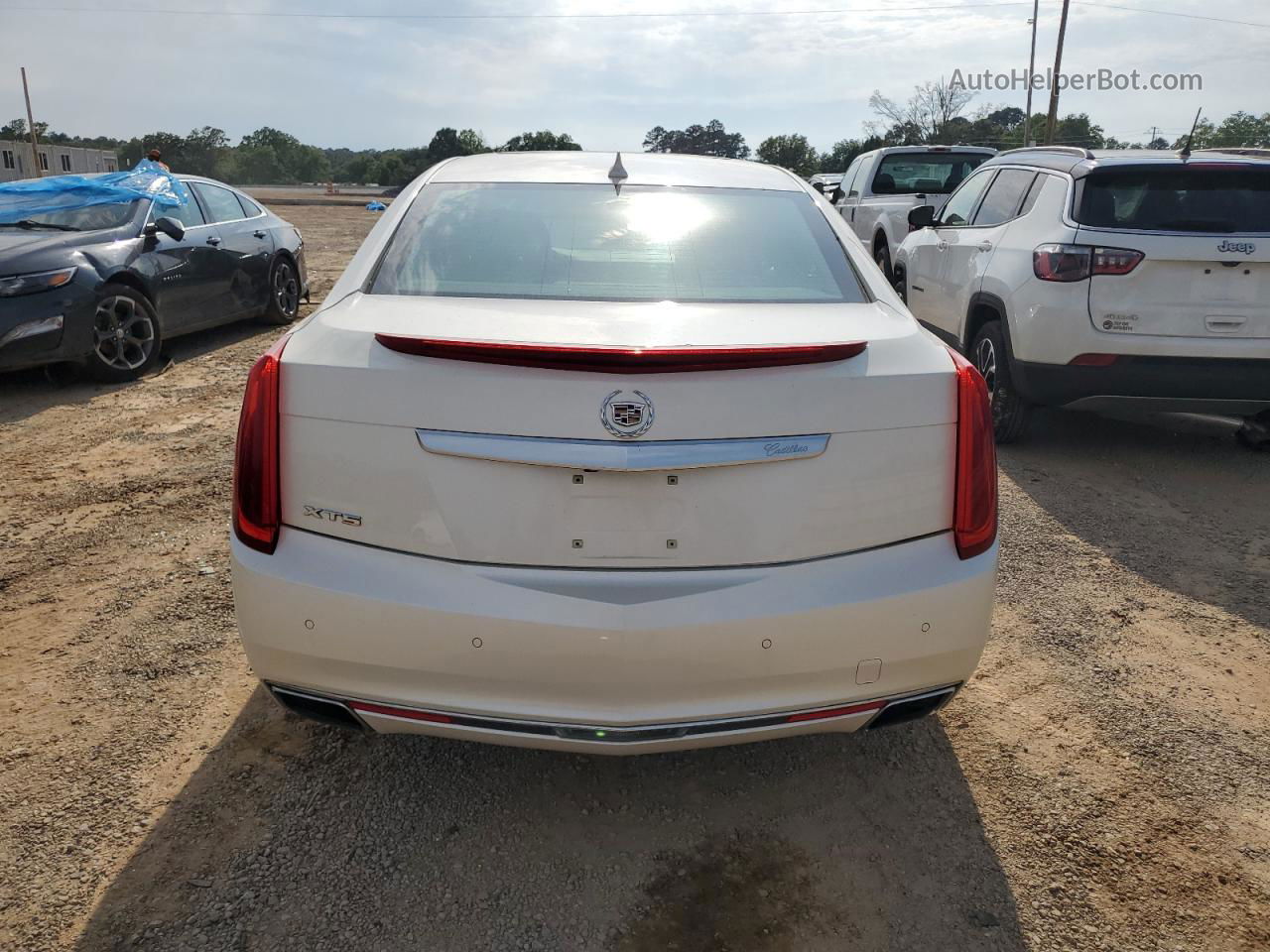 2013 Cadillac Xts Luxury Collection White vin: 2G61P5S31D9166997