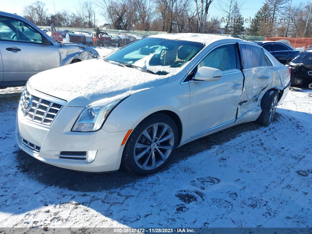 2013 Cadillac Xts Luxury White vin: 2G61P5S31D9241617