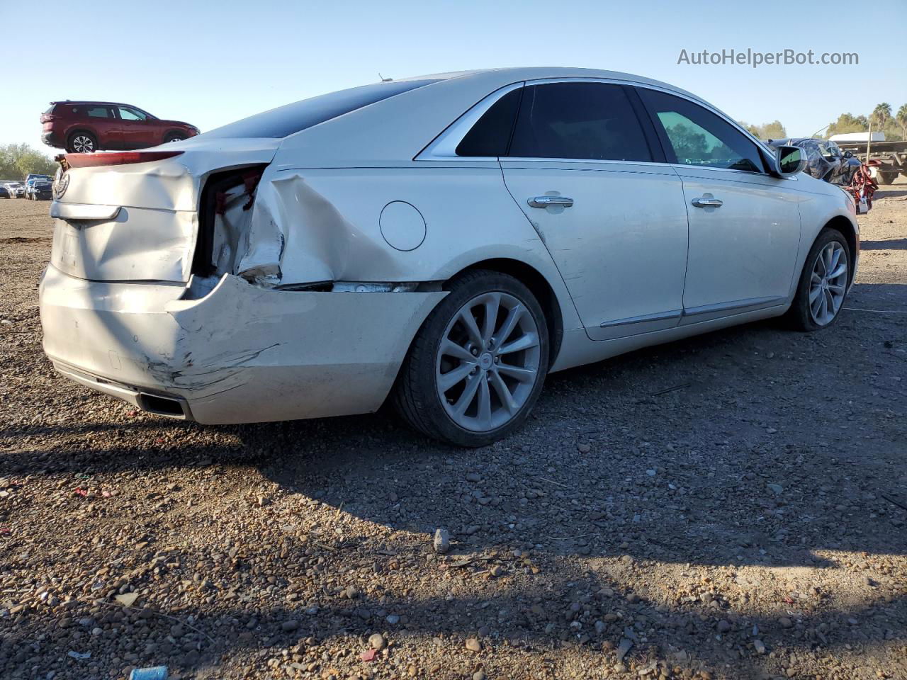 2013 Cadillac Xts Luxury Collection White vin: 2G61P5S32D9133779