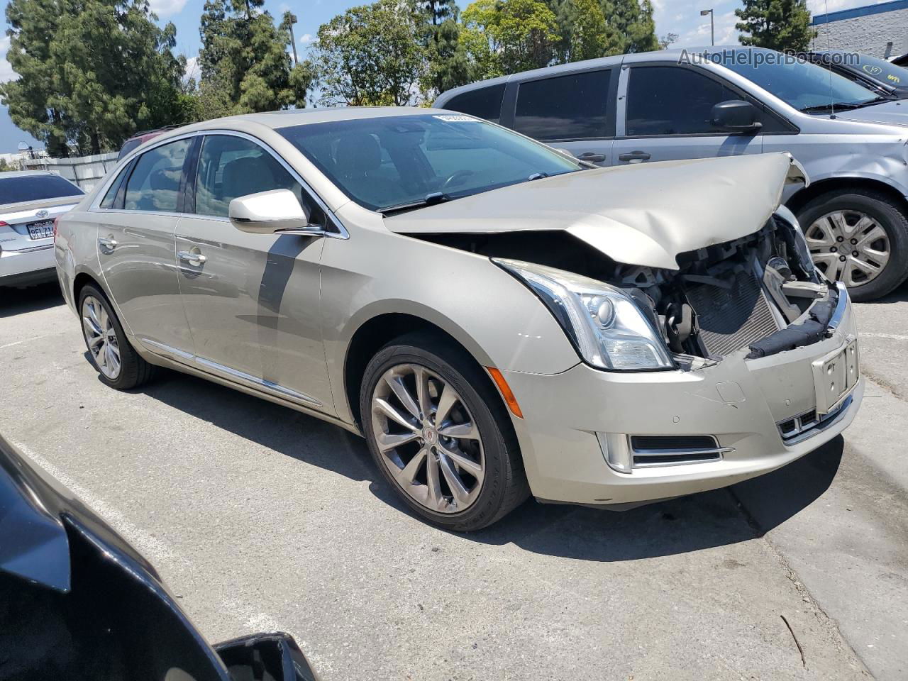 2013 Cadillac Xts Luxury Collection Beige vin: 2G61P5S32D9149612