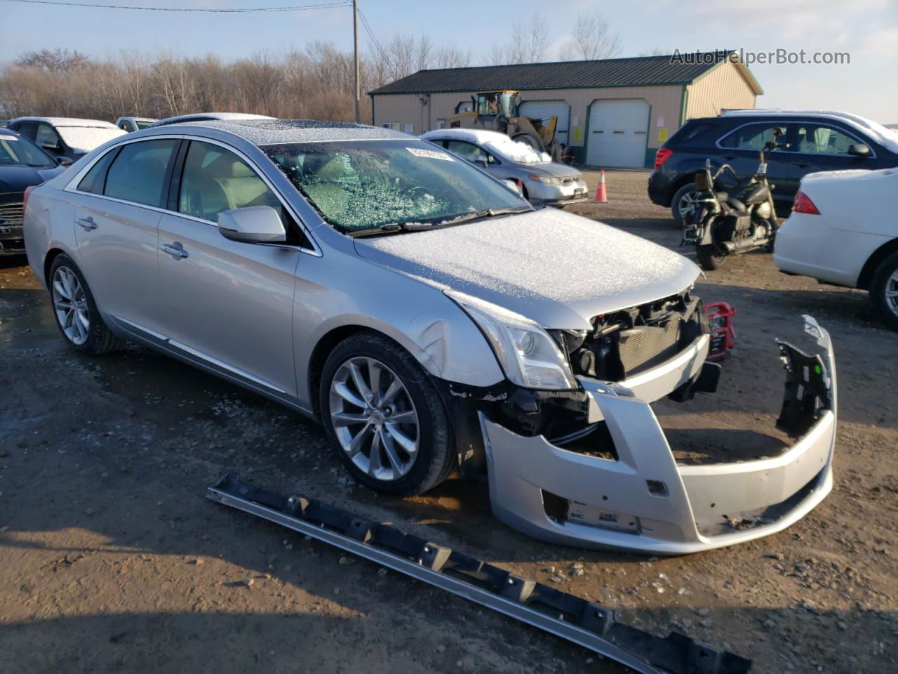 2013 Cadillac Xts Luxury Collection Silver vin: 2G61P5S32D9165101