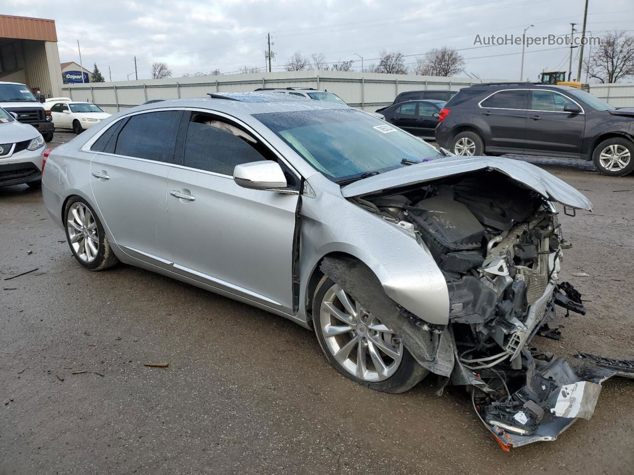 2013 Cadillac Xts Luxury Collection Silver vin: 2G61P5S32D9213261